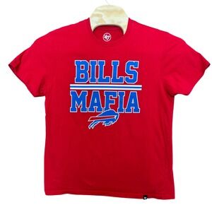 47 Brand Buffalo Bills Mafia T-Shirt Large NFL‎ Fan Graphic